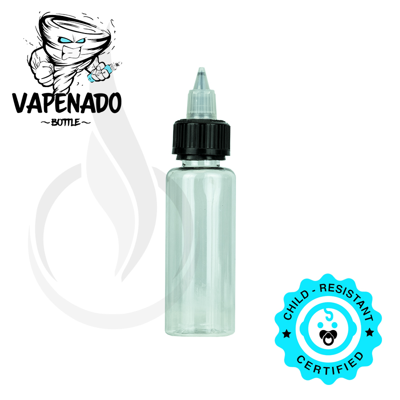VAPENADO 60ml Bottle with Black/Clear Cap(1100/case)
